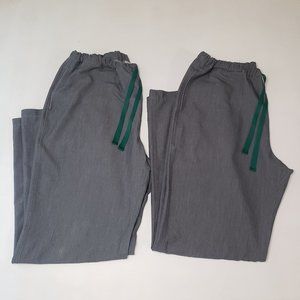 Figs Graphite Men's Pisco Basic Scrub Pants Bundle (2) Large